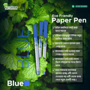 Eco Friendly Paper Pen Blue